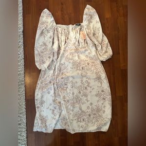 Missguided milkmaid midaxi dress